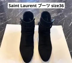 【美品】Saint Laurent ショートブーツ 36のサムネイル