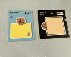 BT21 SHOOKY 付箋メモ