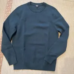 UNIQLO ウォッシャブルミラノリブクルーネックセーター M