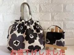 吊り下げポーチ付き巾着トートバッグ