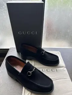 BURBERRY LONDON スエード ローファー ネイビー - メルカリ