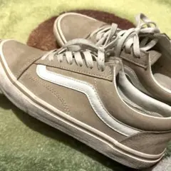 Vans ベージュ スエード スニーカー