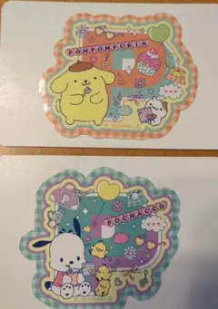 サンリオキャラクターズ シールクッキー3　2枚セット　匿名発送です