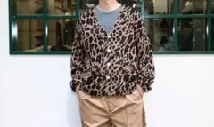 タウンクラフト　レオパード　カーディガン