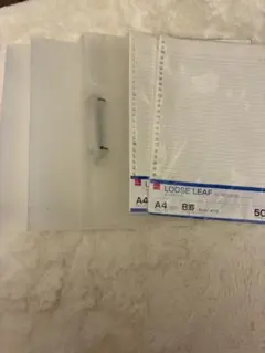 A4 30穴 バインダー ルーズリーフ 세트