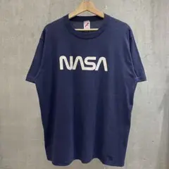 90s USA製 NASA LOGO Tシャツ XL ナサ ロゴ ビンテージ