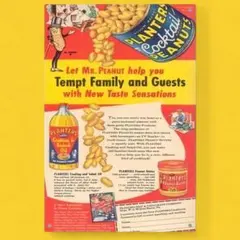 ミスターピーナッツ Mr.PEANUT ブリキ看板 アメリカン雑貨 USA