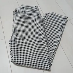 UNIQLO ウルトラストレッチハイライズプリントクロップドレギンスパンツ Lのサムネイル