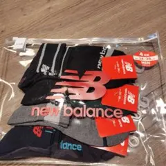 new balance ソックス 4足セット 24-26cm