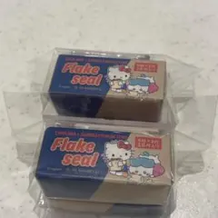 ちいかわ×サンリオキャラクターズ スーパーマーケットな箱付きフレークシール