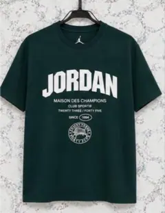 JORDAN Tシャツ ダークグリーン