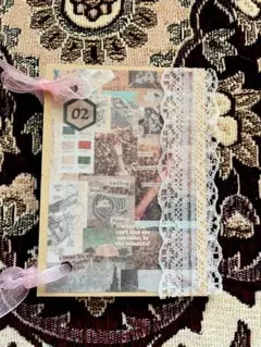 ハンドメイド☆ジャンクジャーナルミニ雑記帳(picture art)のサムネイル