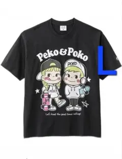 2-65　新品　L　ペコちゃん　半袖Tシャツ