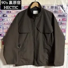 希少90s裏原HECTIC多機能ナイロンジャケットブルゾンY2Kマスターピース