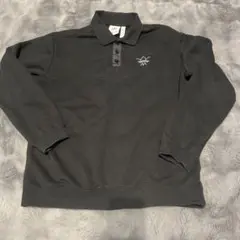 【美品】adidas アディダス スウェット トレーナー 長袖 M ブラック 黒