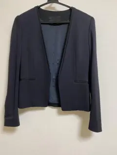 【美品】iCB ネイビー テーラードジャケット　上質　綺麗　仕事