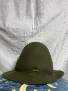 カオリノモリ kaorinomori グリーン ウールフェルトハット