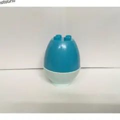 レゴ デュプロ 特殊 パーツ ブロック 卵みたいな形 1個 水色系