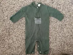 Ce Ce Co ダークグリーン ロンパース 3-6ヶ月