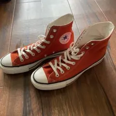CONVERSE オレンジ ハイカットスニーカー