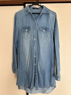 アズールバイマウジー　AZUL by moussy デニムシャツ　レディース