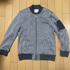 THE SHOP TK グレー ジップアップジャケット⭐️美品⭐️