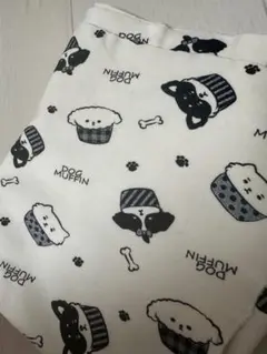 fuwacca スムースニット生地　ドッグマフィン　dog muffin