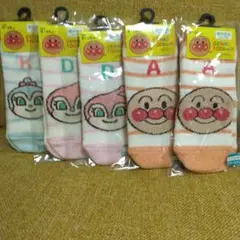 アンパンマン靴下 5足セット 9-14cm