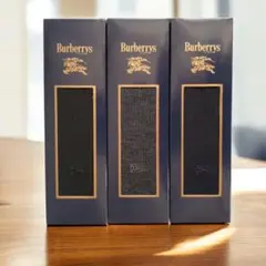 64A-メンズ ソックス 3足 セット /バーバリー