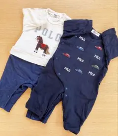 petit main カバーオール POLO Baby