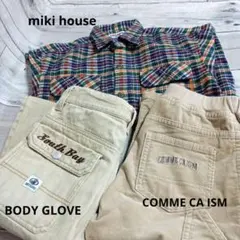 mikihouse・BODYGLOVE・COMMECAISM 3点セット