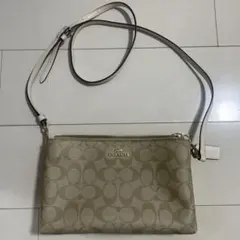 Coach ショルダーバッグ ベージュ ホワイト