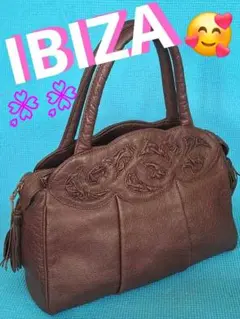 ママリン  IBIZA イビサ オーストリッチ ハンドバッグ 本革 ママリン 様専用 IBIZA イビサ オーストリッチ ハンドバッグ 本革
