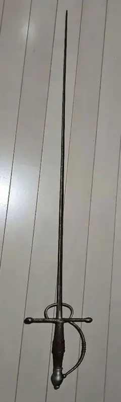 フェンシング サーベル 金属製 突剣 コスプレ 模造刀 西洋剣 レイピア