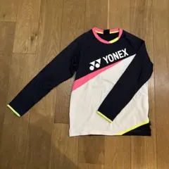 YONEX 長袖Tシャツ ネイビー/ホワイト