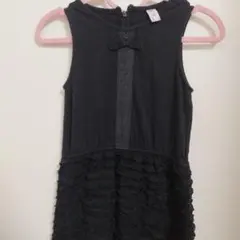 ♡ 女の子用 120cm 黒 ワンピース ♡