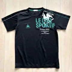 LE COQ SPORTIF ブラック スポーツ Tシャツ Mサイズ
