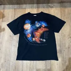 宇宙グラフィック オーバーサイズ Tシャツ ヴェトモン ナンバーワン