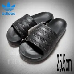 【新品未使用】adidasサンダル　25.5cm　ブラック　黒　オリジナルス
