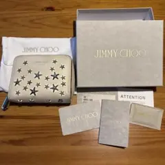 JIMMY CHOO 二つ折り財布 スタースタッズ ホワイトのサムネイル