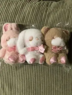 Kushurme おすわりマスコット 3種セット