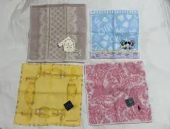 ラルフローレン、BURBERRY他タオルハンカチ 4枚セット