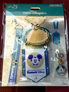 東京ディズニーシー 25周年記念 ジュビリーバッジ ファンダフル