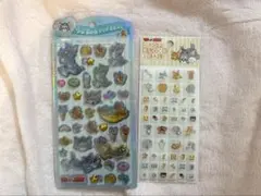 【正規品】トムとジェリー うるちゅるPOPシール タイルシール 2枚セット売り