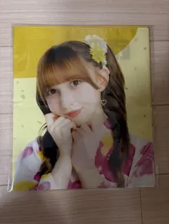 FRUITSZIPPER 浴衣すきくじ 早瀬ノエル てぬぐい クリアポスター