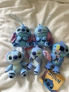 お値下げ⭕️スティッチ ぬいぐるみ5点セット