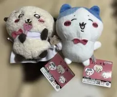 d*7様 ちいかわ　ラッコと一緒ぬいぐるみ　ハチワレ＆ラッコ　タグ付き