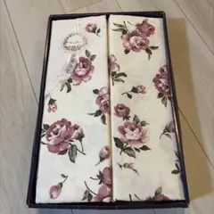 新品　カレンピーコック 掛・敷布団カバーセット ローズ柄