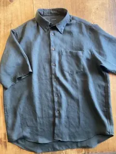 ユナイテッドアローズgreen label 半袖シャツ L ダークグリーン