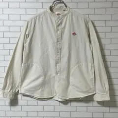 DANTON ダントン シャツ ノーカラー 長袖 コットンシャツ 36のサムネイル
